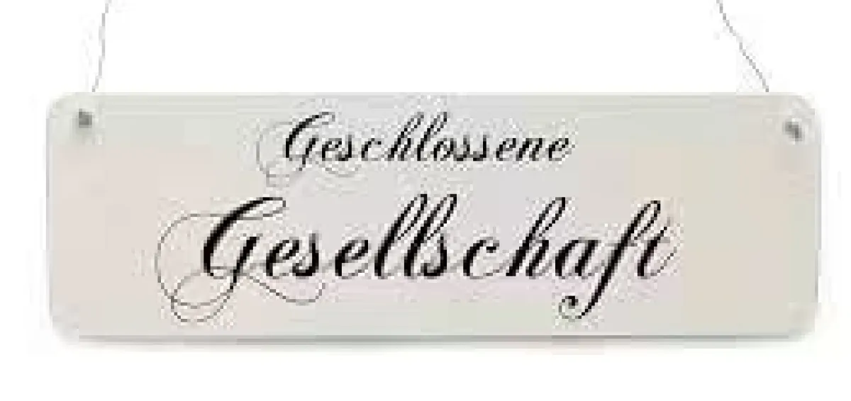 Geschlossene Gesellschaft